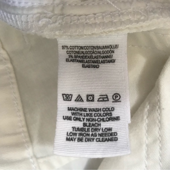 Free People Jean Pin Tuck Pant Mid Rise Skinny Leg Step Hem Cream Neutral NWT 27 - Picture 8 of 10